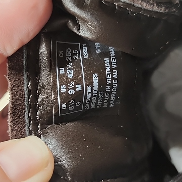 Men's Clark's Dempsey Peak Dark Brown Leather Boot 9.5M - Picture 7 of 8